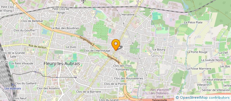 localisation de l'entreprise WEBAUSSI à ORLEANS