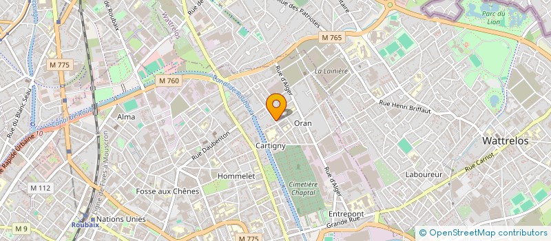 localisation de l'entreprise WEBAUTODIRECT  ROUBAIX