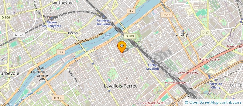 localisation de l'entreprise WEBAVIS à LEVALLOIS-PERRET