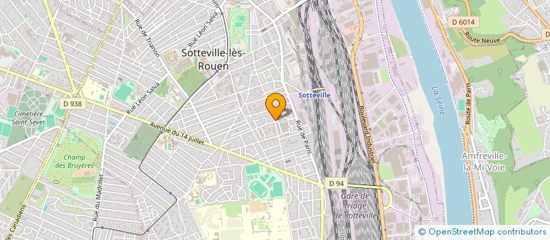 localisation de l'entreprise WEBAXYS  SOTTEVILLE-LES-ROUEN