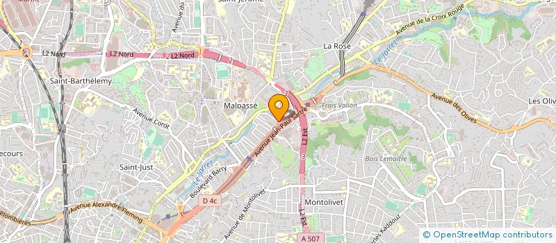 localisation de l'entreprise WEBBIZI à MARSEILLE