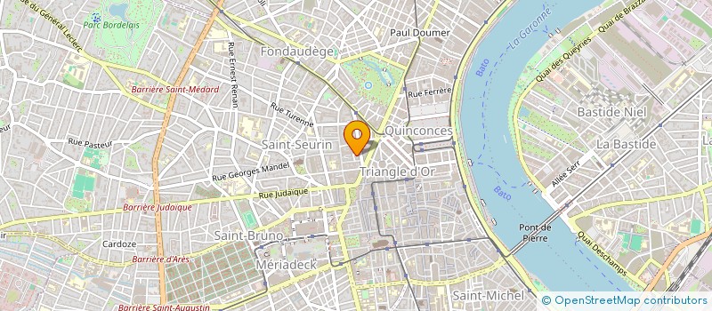 localisation de l'entreprise WEBBY SCI  BORDEAUX