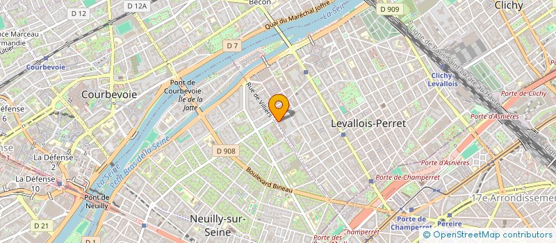localisation de l'entreprise WEBCO à LEVALLOIS-PERRET