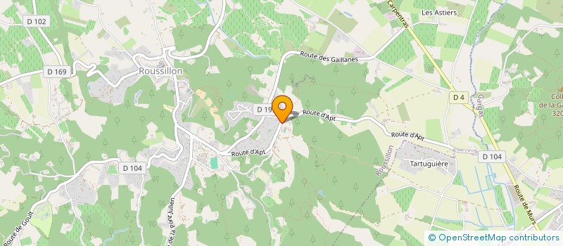 localisation de l'entreprise WEBCOLORS FORMATION  ROUSSILLON