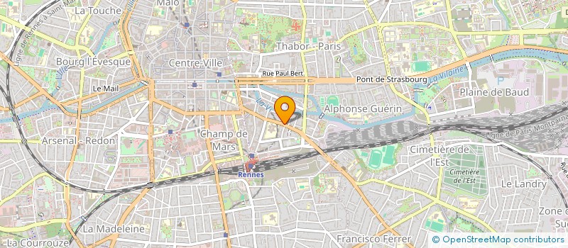 localisation de l'entreprise WEBCOM  RENNES