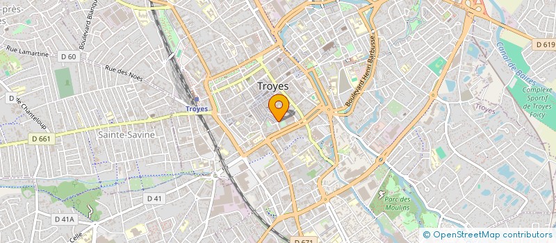 localisation de l'entreprise WEBCOM TLD à TROYES
