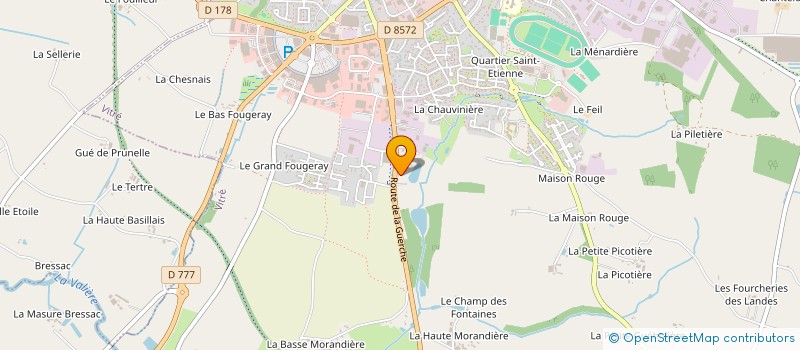 localisation de l'entreprise WEBCOME  VITRE