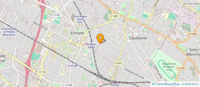 localisation de l'entreprise WEBCOMMERCE à EAUBONNE