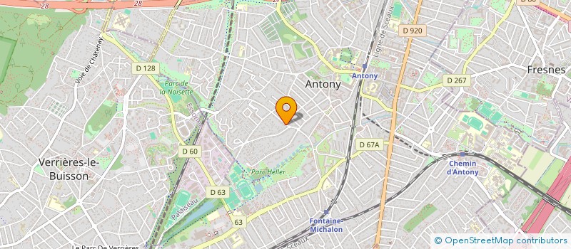 localisation de l'entreprise WEBCREADEV à ANTONY