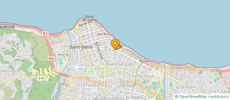 localisation de l'entreprise WEBCUP à SAINT-DENIS