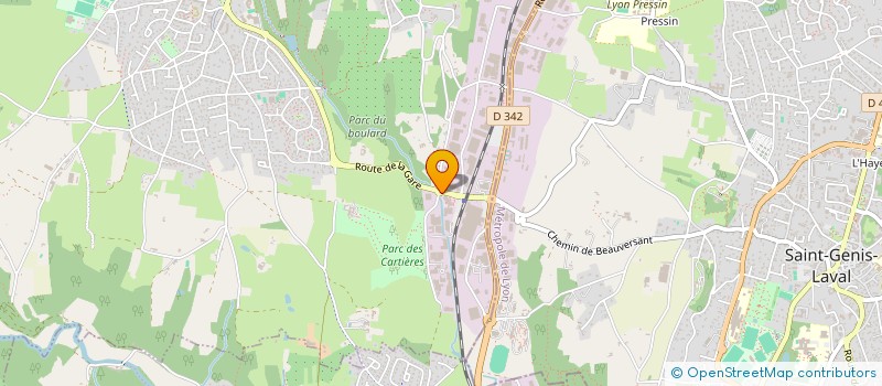 localisation de l'entreprise WEBD  CHAPONOST