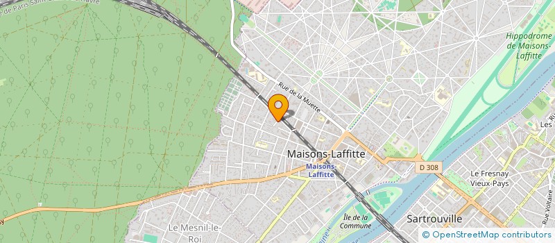 localisation de l'entreprise WEBDEV MG  MAISONS-LAFFITTE