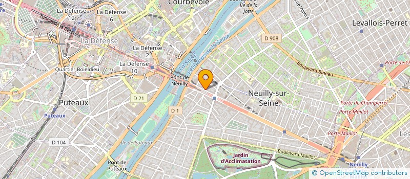 localisation de l'entreprise WEBDROP à NEUILLY-SUR-SEINE