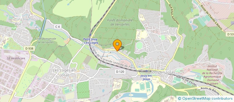 localisation de l'entreprise WEBE YACHTING  JOUY-EN-JOSAS