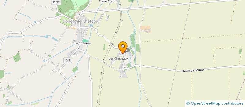 localisation de l'entreprise WEBEEZEN à BOUGES-LE-CHATEAU