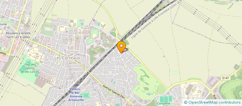 localisation de l'entreprise WEBEFIRST  GONESSE