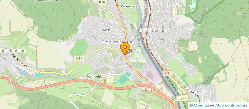 localisation de l'entreprise WEBER à GROSBLIEDERSTROFF