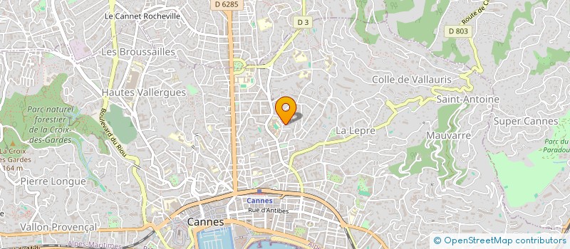 localisation de l'entreprise WEBER  CANNES