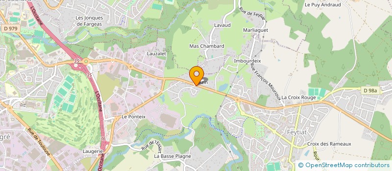 localisation de l'entreprise WEBER  FEYTIAT