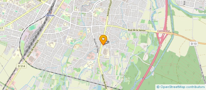 localisation de l'entreprise WEBER ACOUSTIQUE  COLMAR