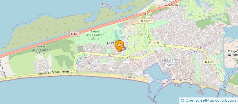 localisation de l'entreprise WEBER CIE SARL  LA GRANDE-MOTTE