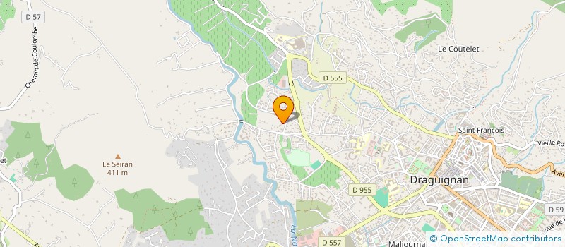 localisation de l'entreprise WEBER DIFFUSION à DRAGUIGNAN