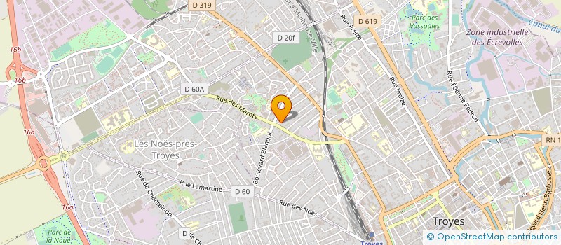 localisation de l'entreprise WEBER ET COMPAGNIE  TROYES