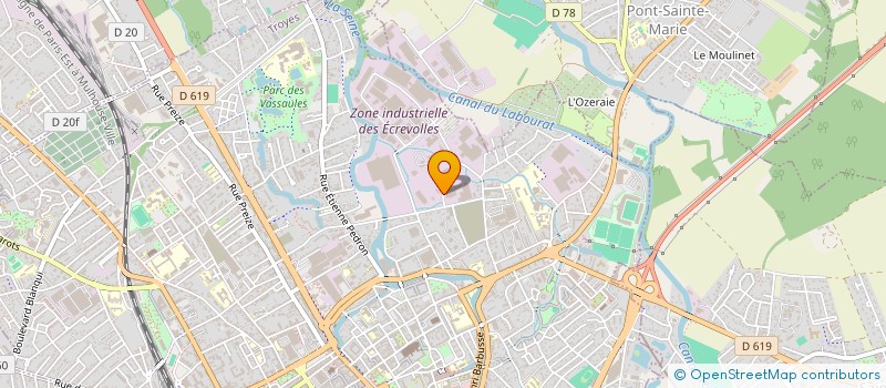localisation de l'entreprise WEBER INVESTISSEMENT à TROYES
