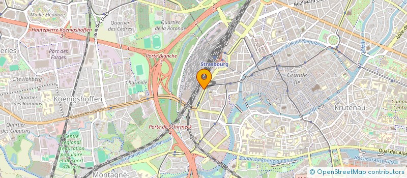 localisation de l'entreprise WEBER KEILING ASSOCIES - WKA à STRASBOURG