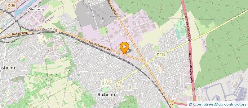 localisation de l'entreprise WEBER LUBRIFIANTS à BRUNSTATT-DIDENHEIM