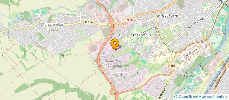 localisation de l'entreprise WEBER PLASTURGIE  MULHOUSE