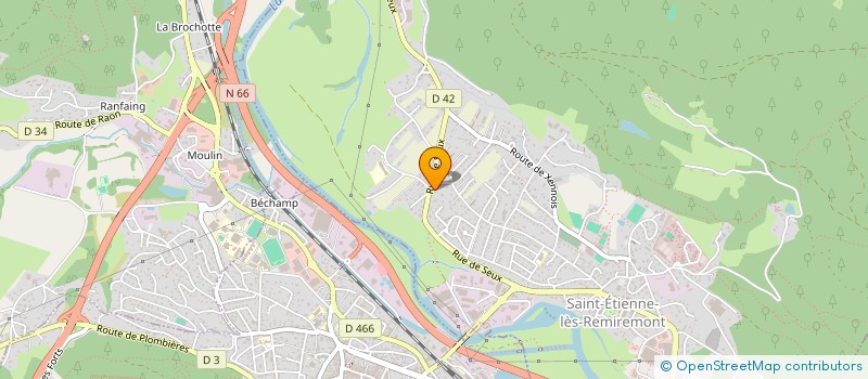 localisation de l'entreprise WEBER PPCS  SAINT-ETIENNE-LES-REMIREMONT