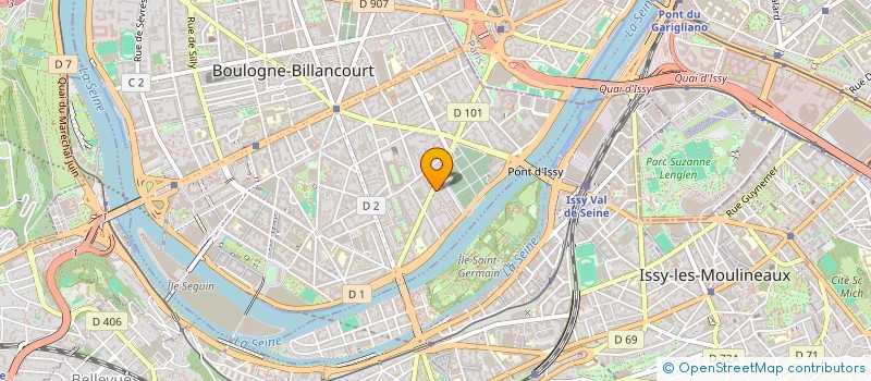 localisation de l'entreprise WEBER SANTE à BOULOGNE-BILLANCOURT