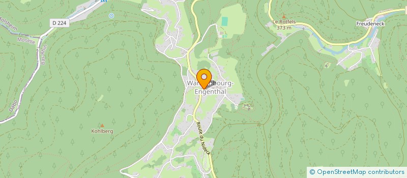 localisation de l'entreprise WEBER SERVICES  WANGENBOURG-ENGENTHAL