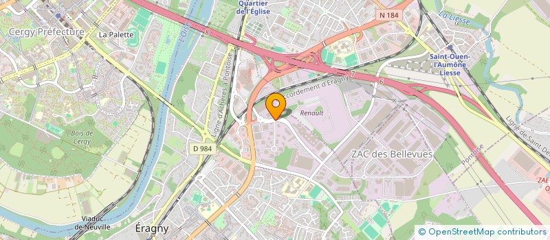 localisation de l'entreprise WEBER STEPHEN FRANCE SARL à ERAGNY