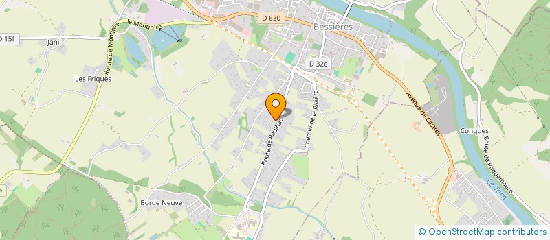 localisation de l'entreprise WEBER & VILA SERVICES à LABEGE