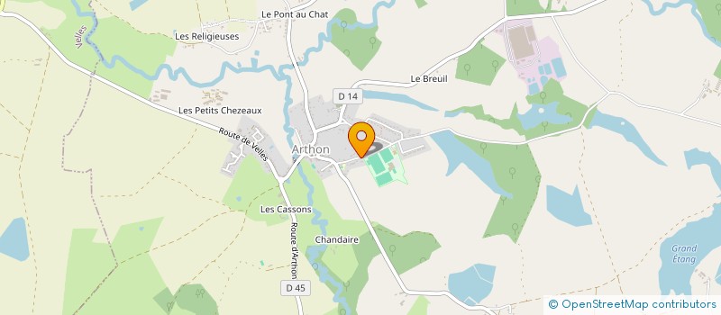 localisation de l'entreprise WEBERT à ARTHON
