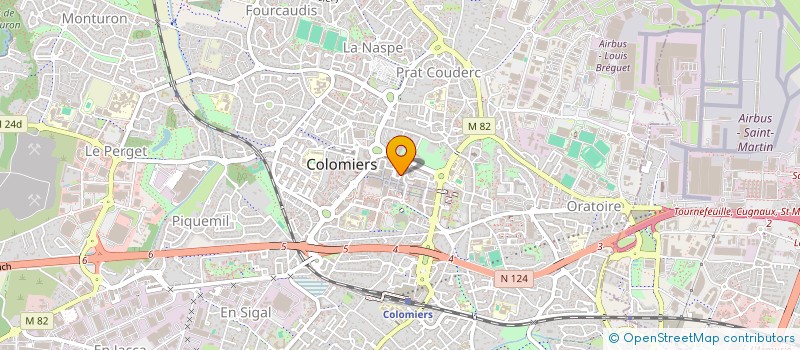 localisation de l'entreprise WEBEXE à COLOMIERS