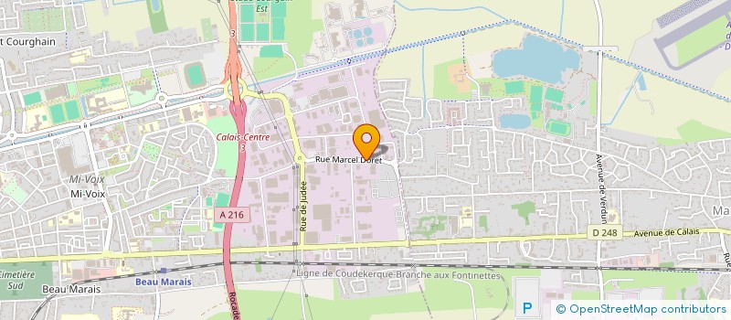 localisation de l'entreprise WEBINFODEV  CALAIS