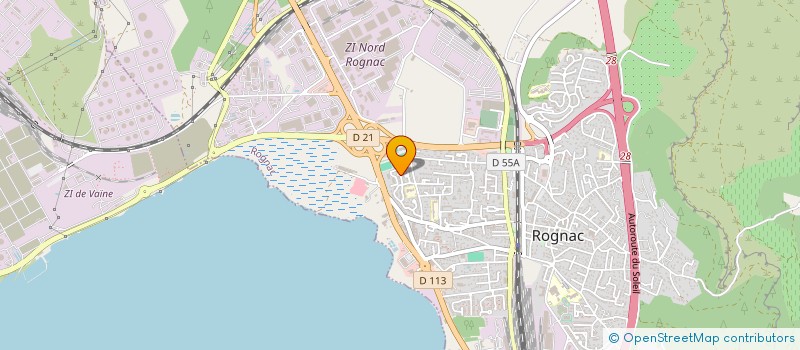 localisation de l'entreprise WEBIZ CLUB  ROGNAC