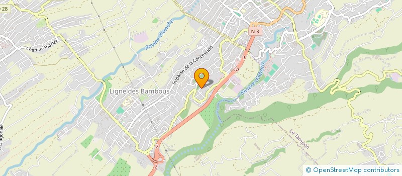 localisation de l'entreprise WEBJ à SAINT-PIERRE