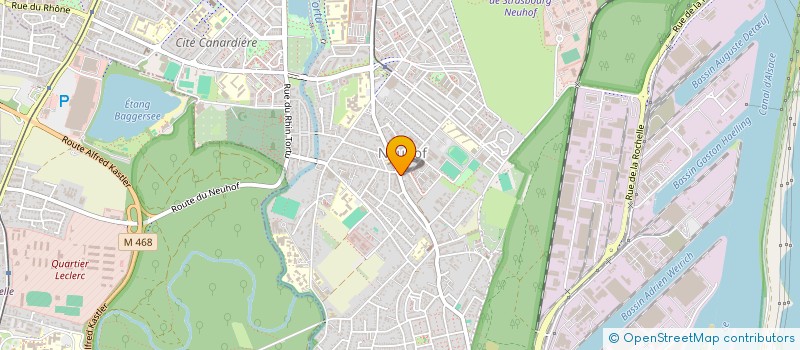 localisation de l'entreprise WEBKADO à STRASBOURG
