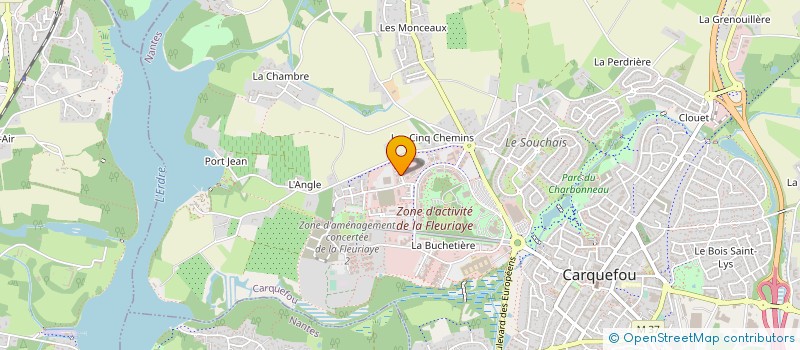 localisation de l'entreprise WEBLEX  CARQUEFOU