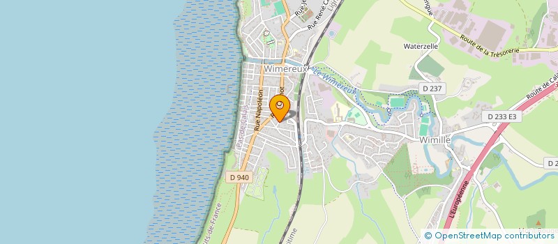 localisation de l'entreprise WEBLUO  WIMEREUX