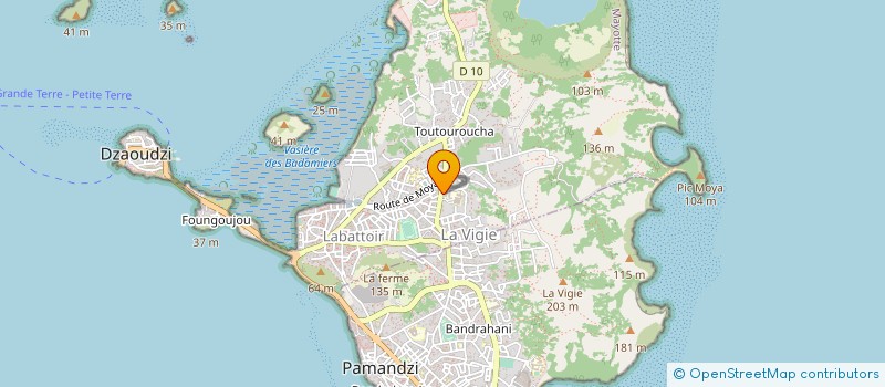 localisation de l'entreprise WEBMASTER MAYOTTE COMMUNICATION 976 à PAMANDZI