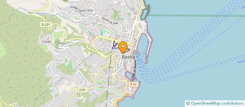 localisation de l'entreprise WEBMASTER RENT à BASTIA