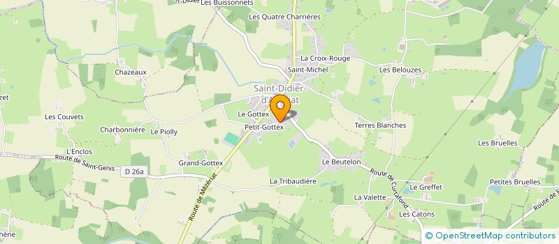 localisation de l'entreprise WEBMEDIA  SAINT-DIDIER-D'AUSSIAT