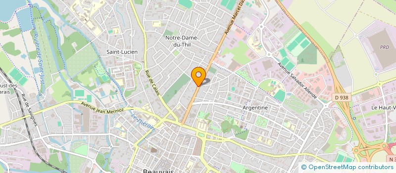 localisation de l'entreprise WEBMEDIA D'ANIMATIONS DE SPECTACLES ET D'EVENEMENTS DE L'OISE  BEAUVAIS