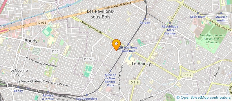 localisation de l'entreprise WEBMEDIA PARIS à LES PAVILLONS-SOUS-BOIS