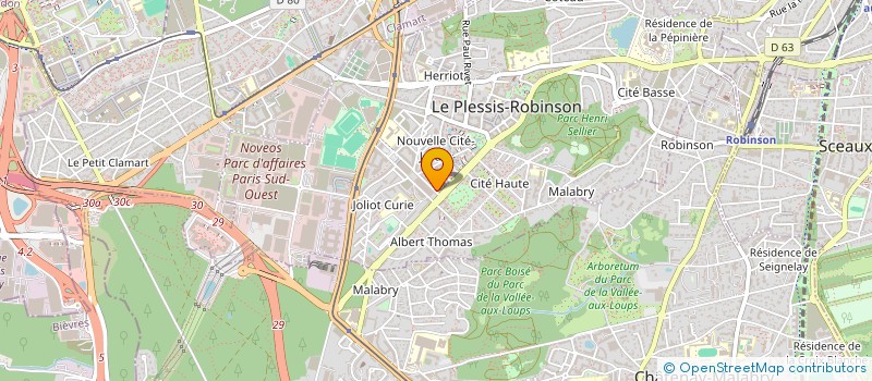 localisation de l'entreprise WEBMIEL à LE PLESSIS-ROBINSON